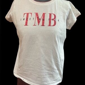 Tweet Me Back Bare Denim t-shirt